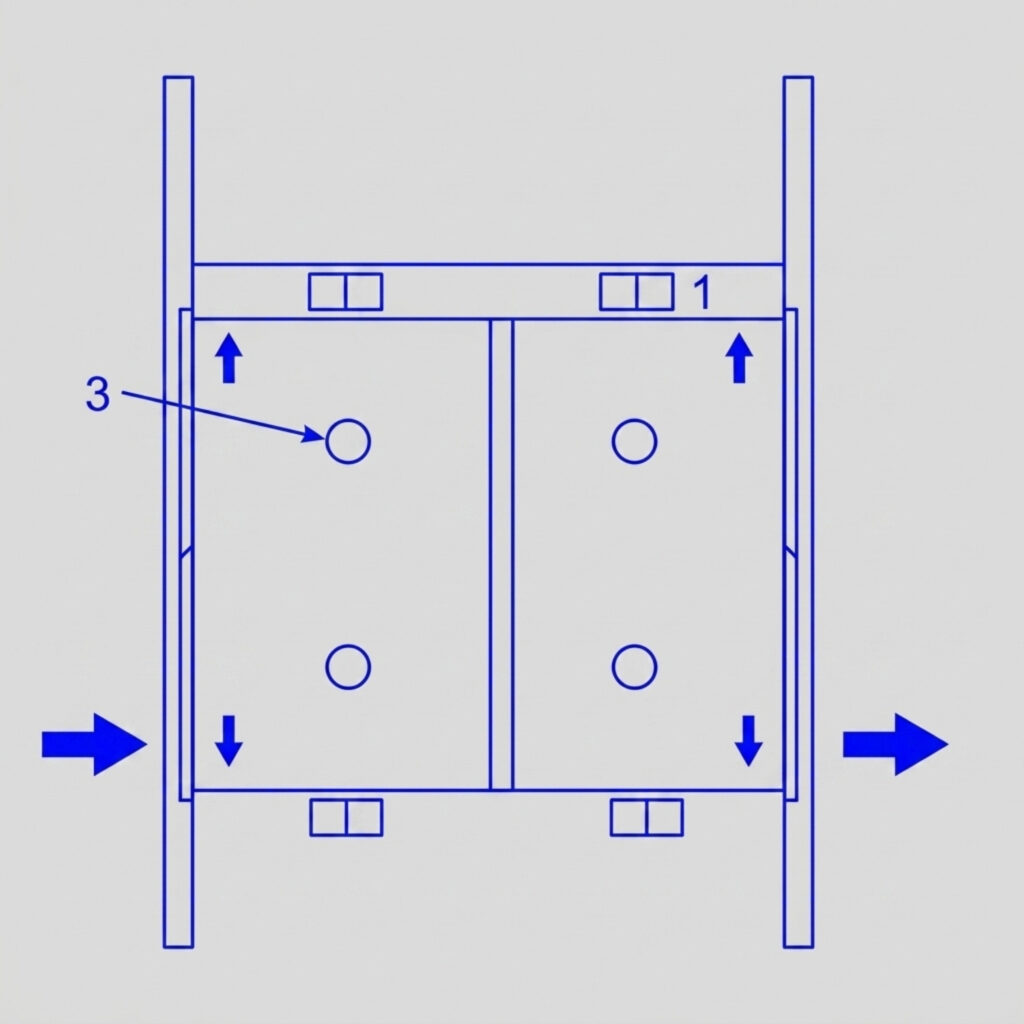 Automatic Roller Door Sliding Door Cargo Shower Room (4)